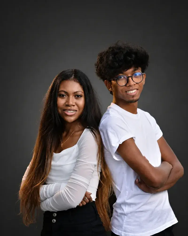 Fiderana et Frank, les fondateurs de Smart-Up Agency
